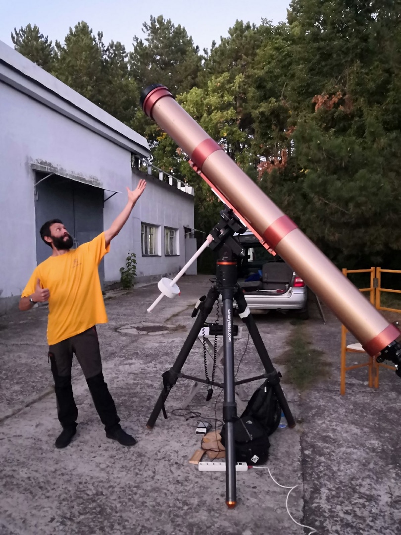 наблюдения через большой телескоп
