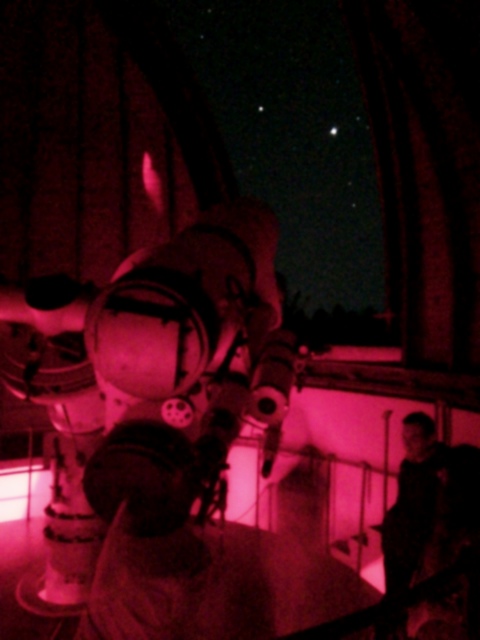 наблюдения в телескоп в Крыму
