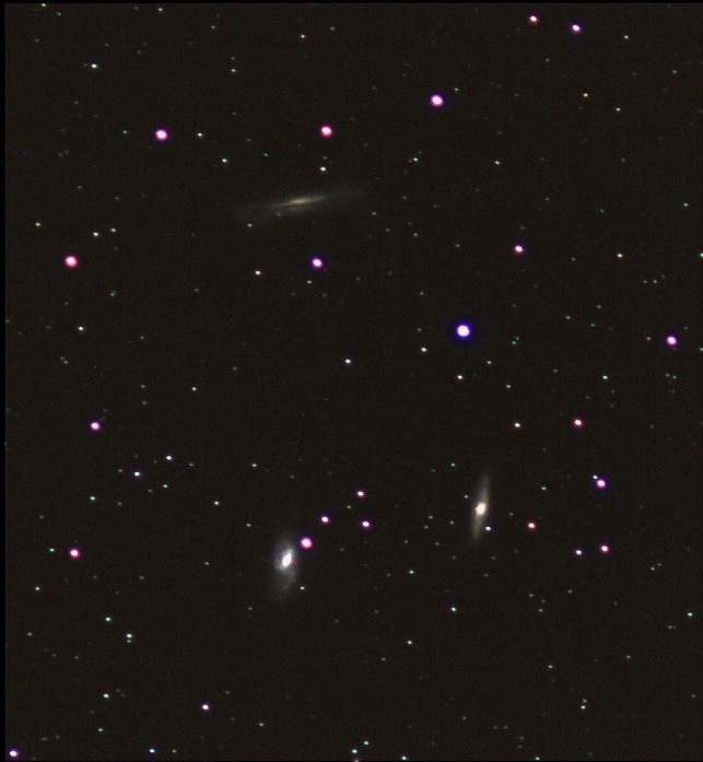 Галактики M66-65 и NGC3628