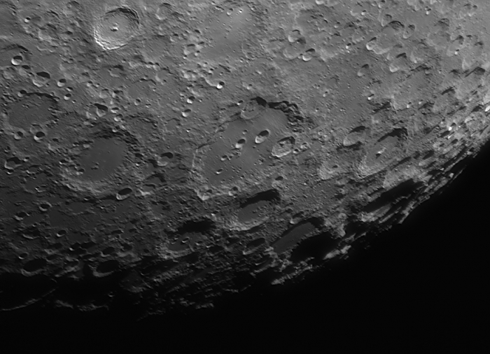 Лунные кратеры Клавий и Тихо
